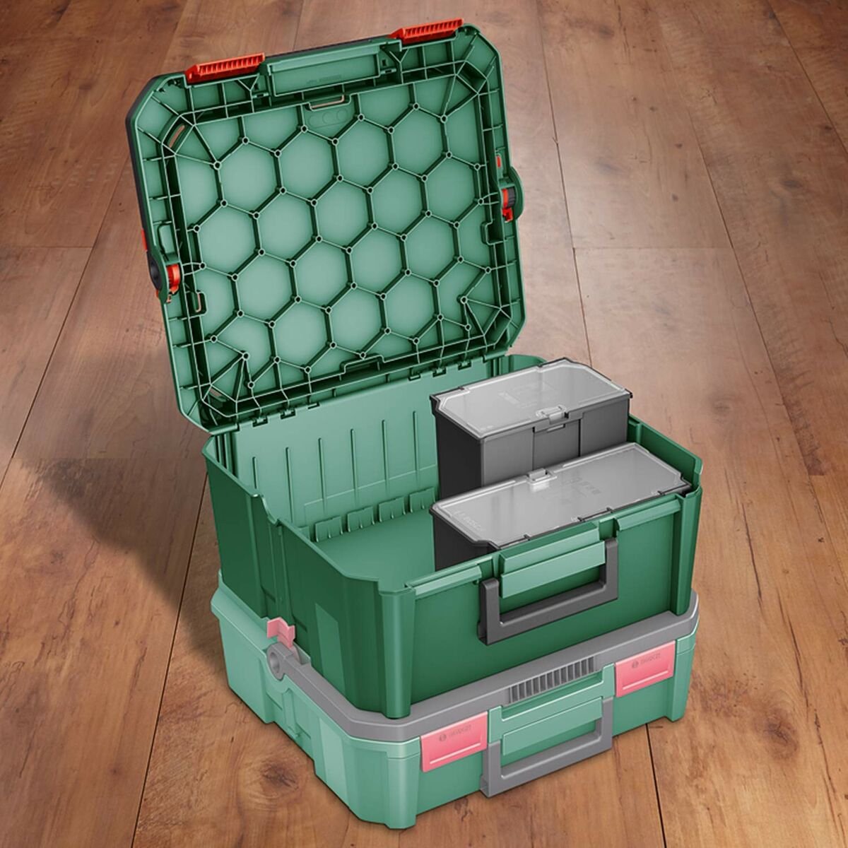 Bosch groen systembox medium gereedschapskoffer - 1600a01sr4