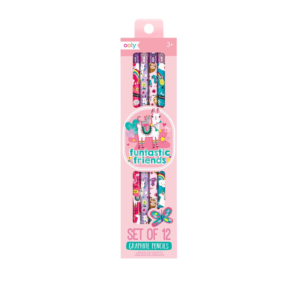Ooly - funtastic friends - grafiet potloden - 12 stuks