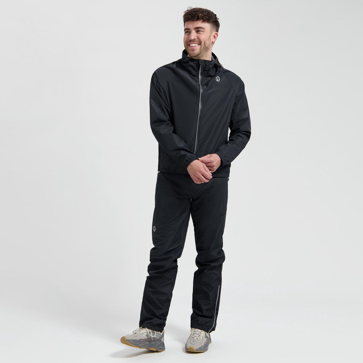 Rogelli commuter core regenpak unisex - waterdicht - zwart - 3xl
