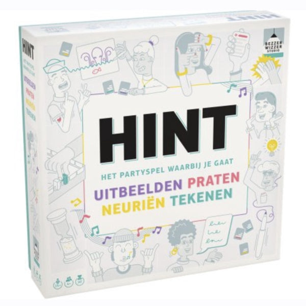 Asmodee hint! - partyspel - uitbeelden tekenen - teams