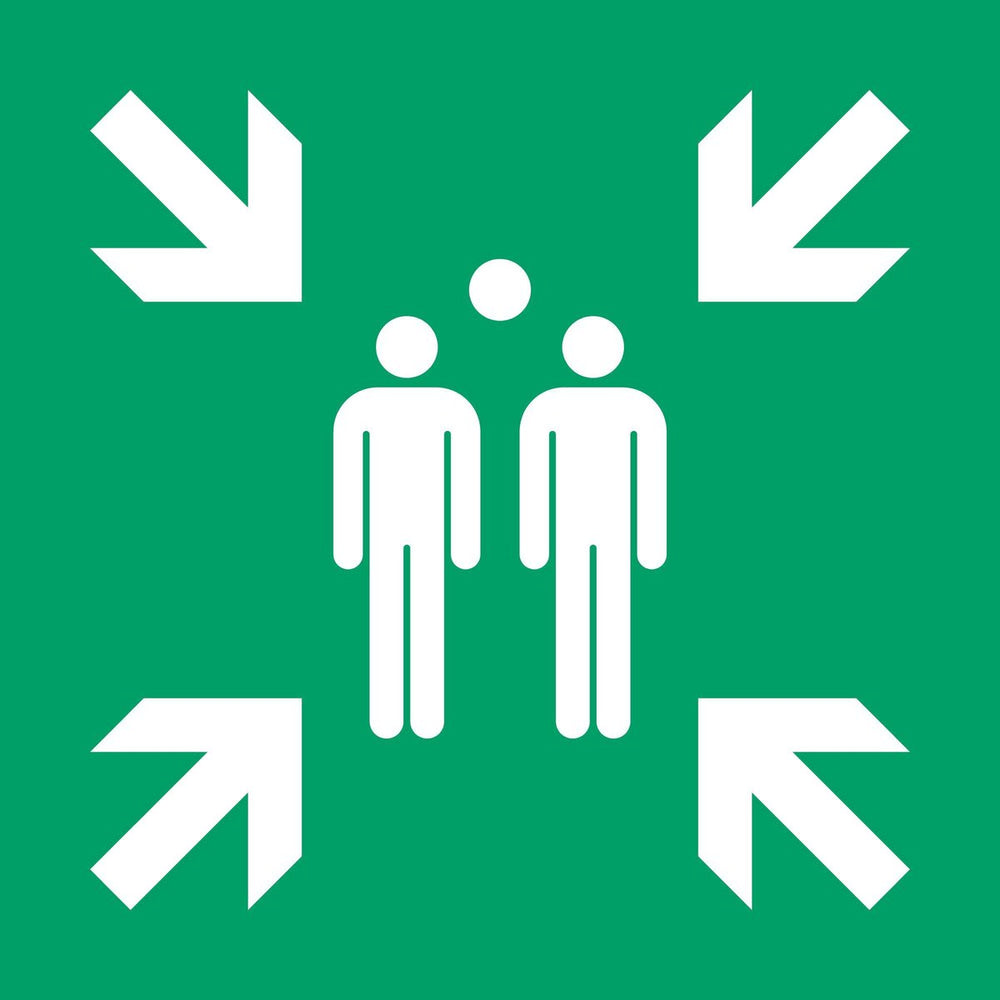 Tarifold pictogram verzamelplaats 300x300mm