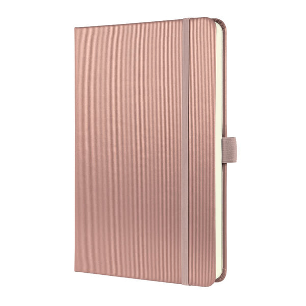 Sigel notitieboek conceptum a5 roze metallic lijn hardcover