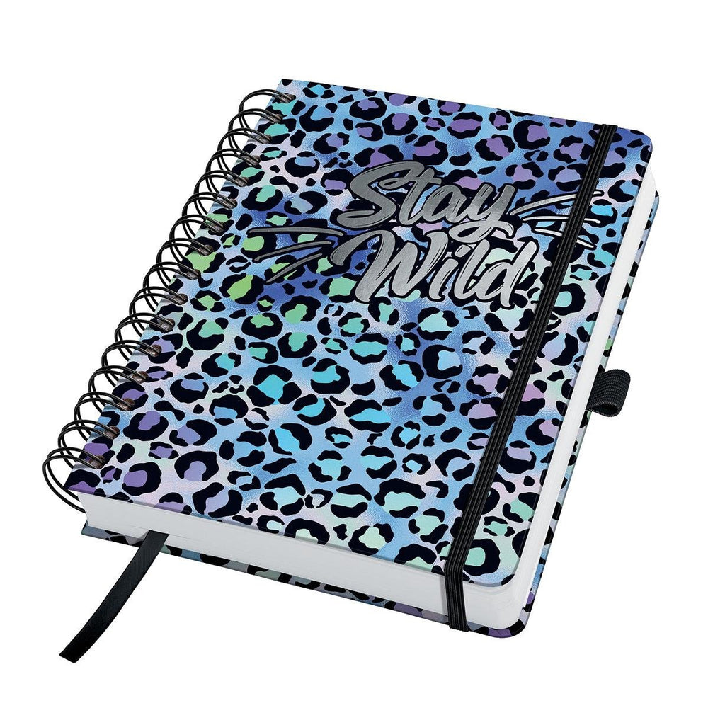 Sigel spiraal notitieboek - jolie - a5 - 240 pagina's - 120 grams papier - blanco - blue leo love - si-jn652
