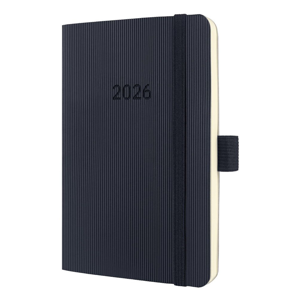 Sigel weekagenda 2026 conceptum - formaat a6 - met extra notitiepagina's - zwart - softcover - si-c2625