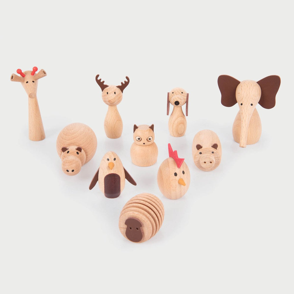 Tickit houten dierenvrienden - pk10