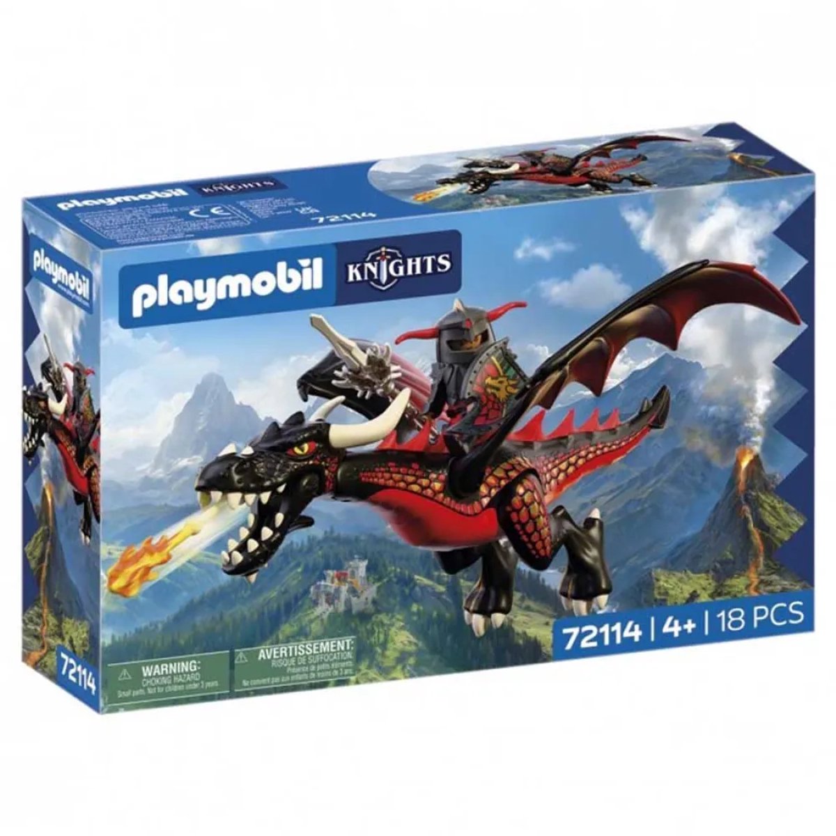 Playmobil 72114 zwarte draak.