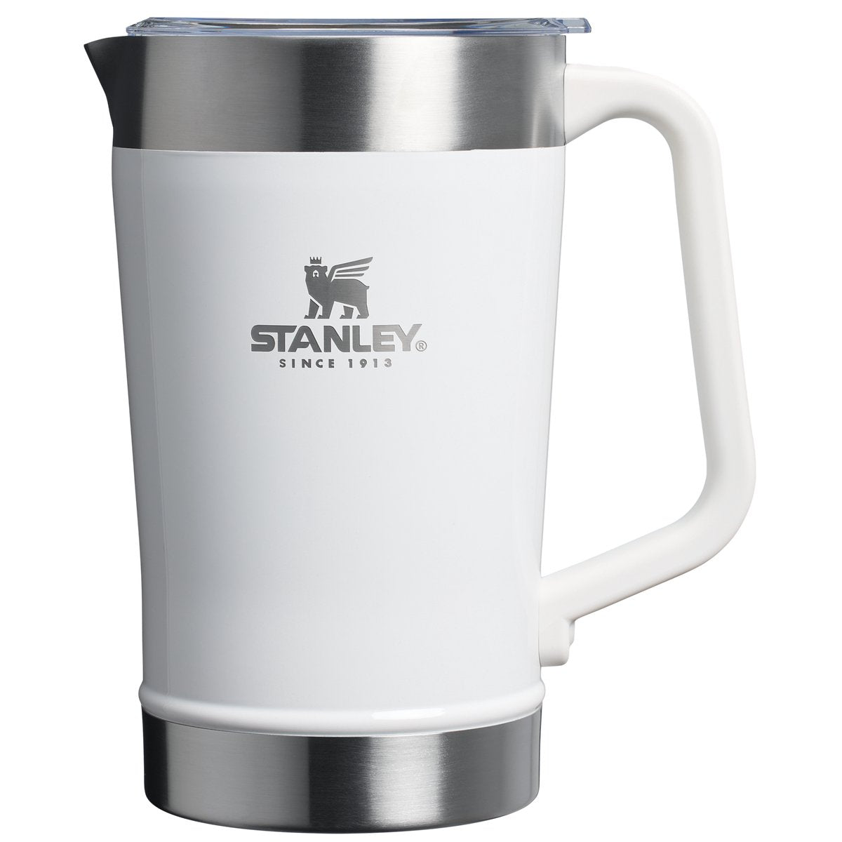 Stanley stanly stay-chill classic pitcher 1.9l - 4 uur heet - dubbelwandige vacuümisolatie - bpa-vrij - vaatwasmachinebestendig - frost gloss