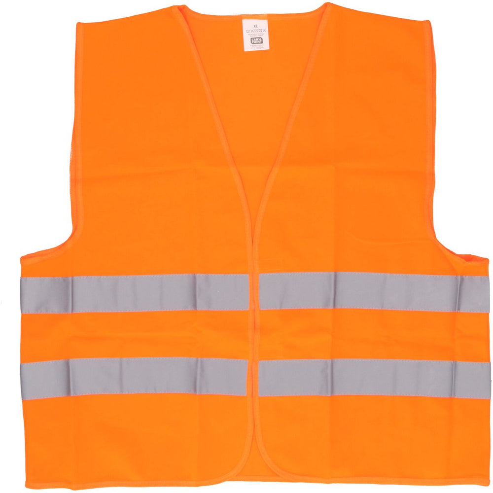 Carpoint veiligheidsvest oxford oranje - in veel europese landen verplicht - in geval van nood te gebruiken - goed zichtbaar - op grote afstand zichtbaar – ook voor wandelen, joggen, fietsen of motorrijden - met en iso 20471 norm - maat xl