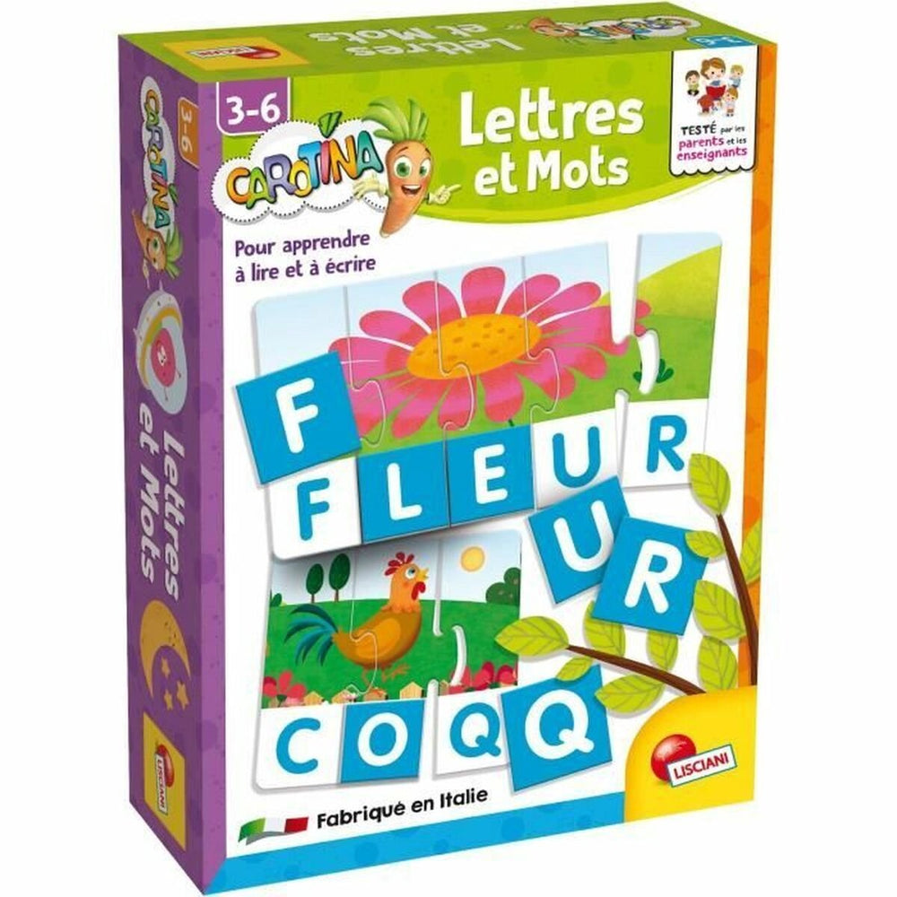 Lisciani carotina plus letters et mots
