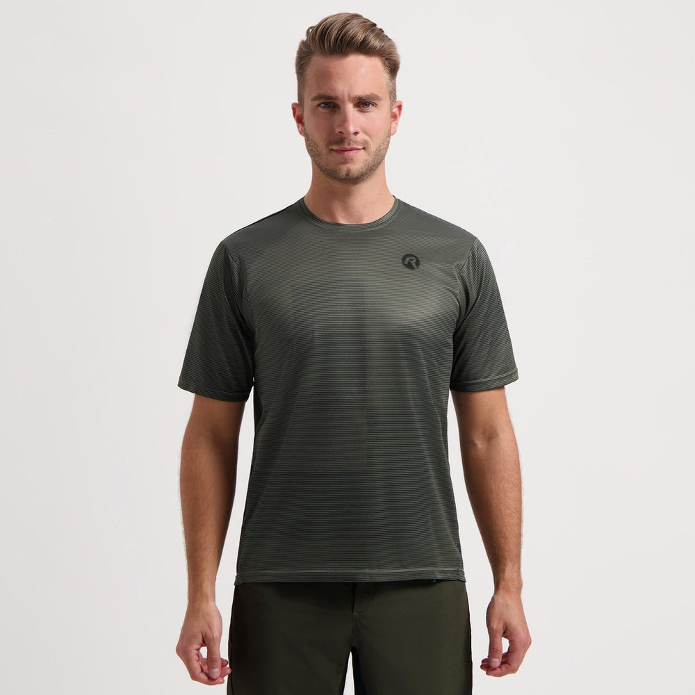 Rogelli core mountainbike shirt heren - fietsshirt - korte mouwen - groen - advntr - maat xl