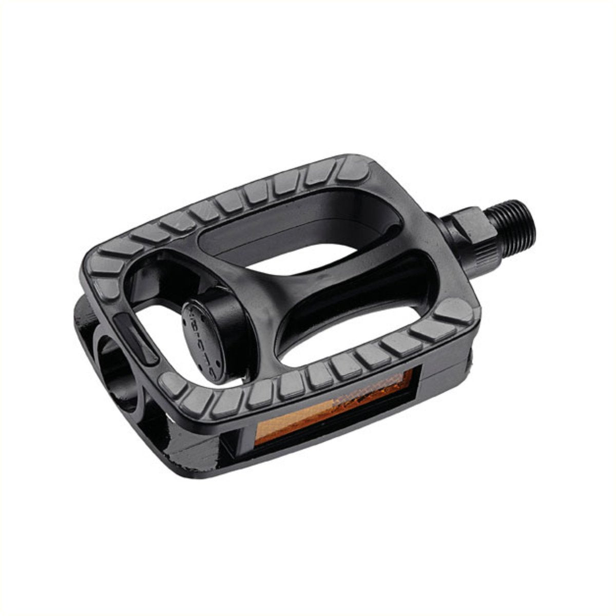 Union pedalen SP-813. 9 16 Kunststof, zwart grijs antislip (hangverpakking)