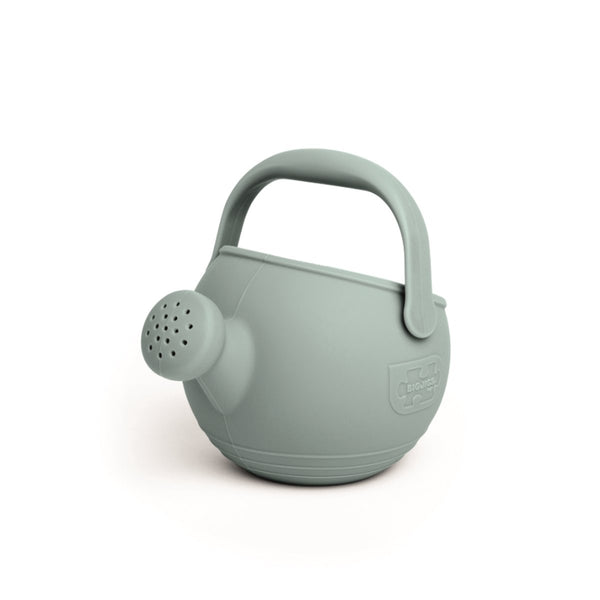 Bigjigs flexibele speelgoed gieter - lichtgrijs silicone strandemmer.