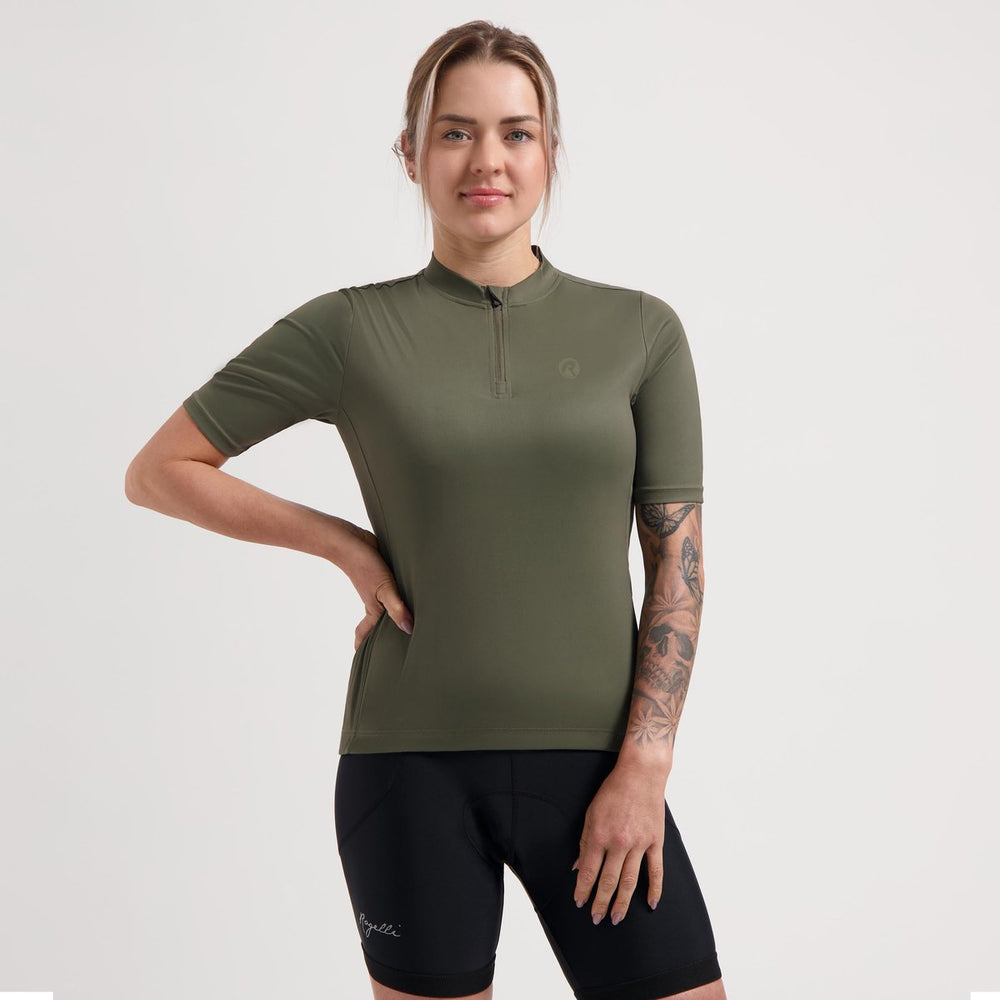 Rogelli core dames fietsshirt - korte mouw - groen