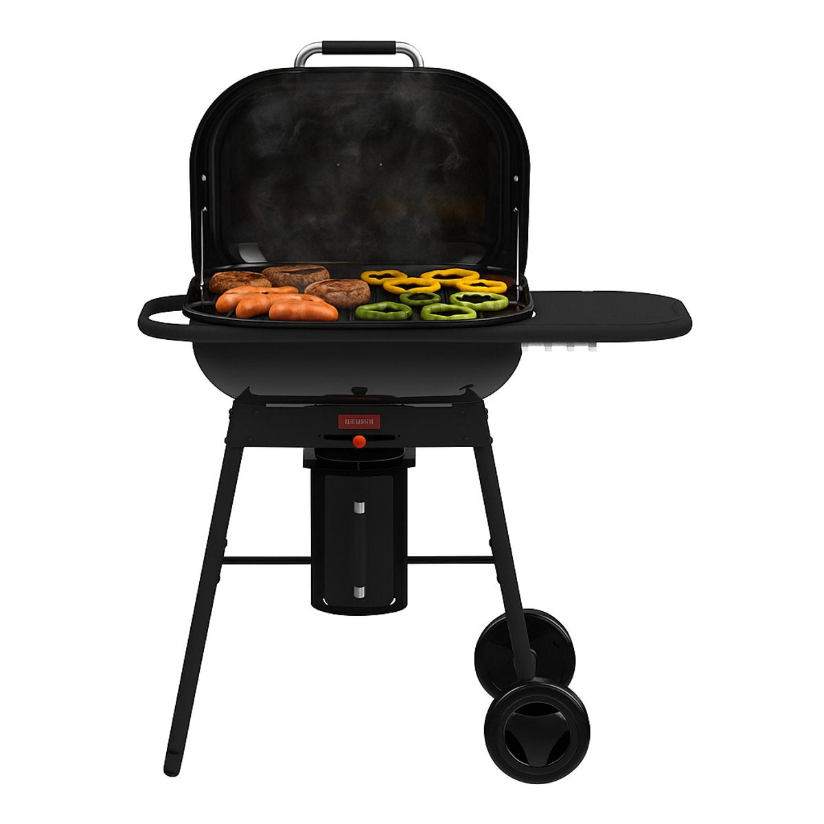 Barbecook magnus comfort - houtskoolbarbecue - zwart - 85x64x110cm