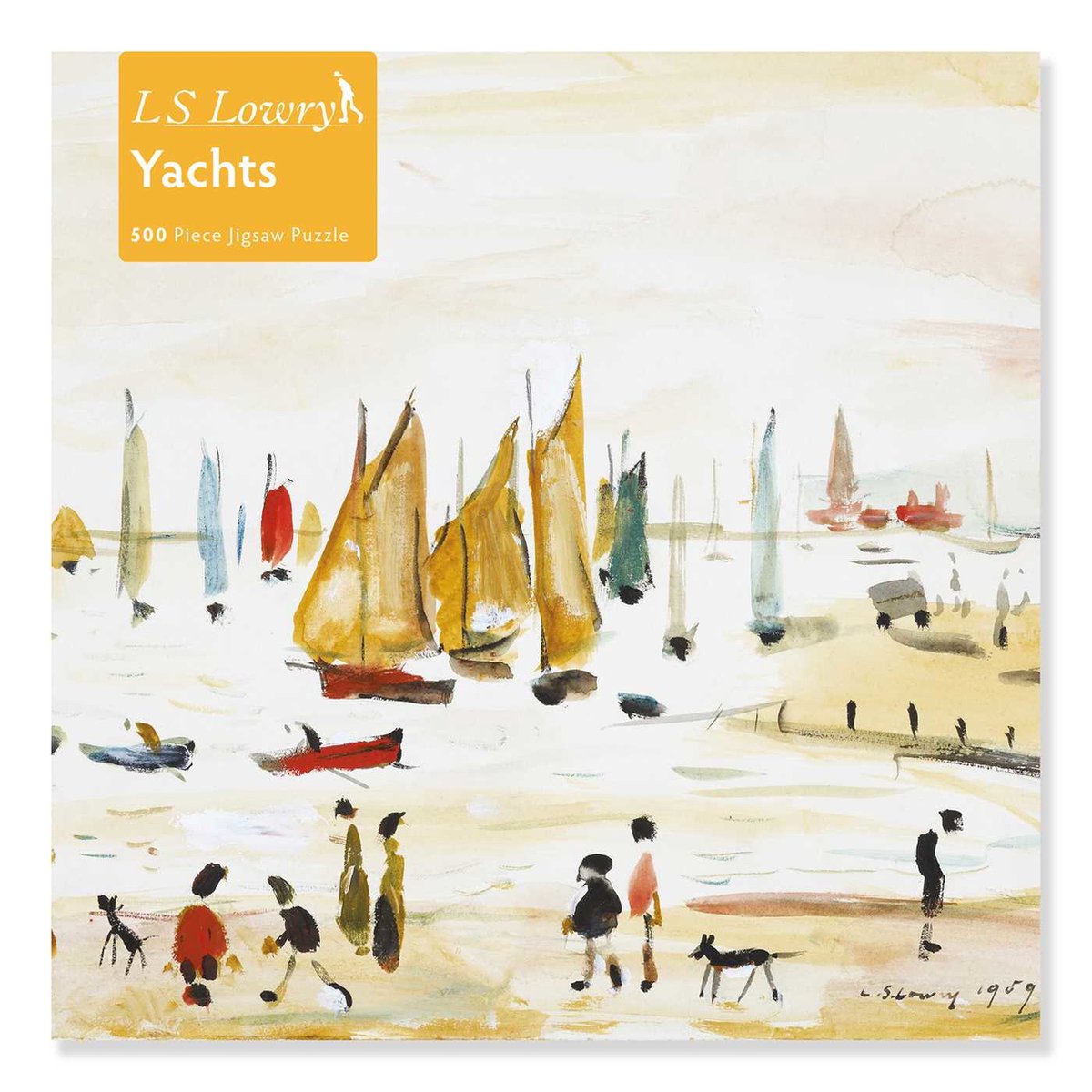 Adult jigsaw puzzle l.s. lowry: yachts (500 pieces)