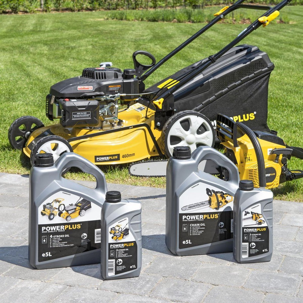 Powerplus powoil006 kettingolie voor kettingzaag- 5l