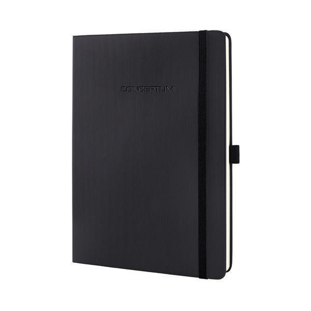 Sigel notitieboek - conceptum pure - tablet grootte - zwart - hardcover - geruit - si-co117