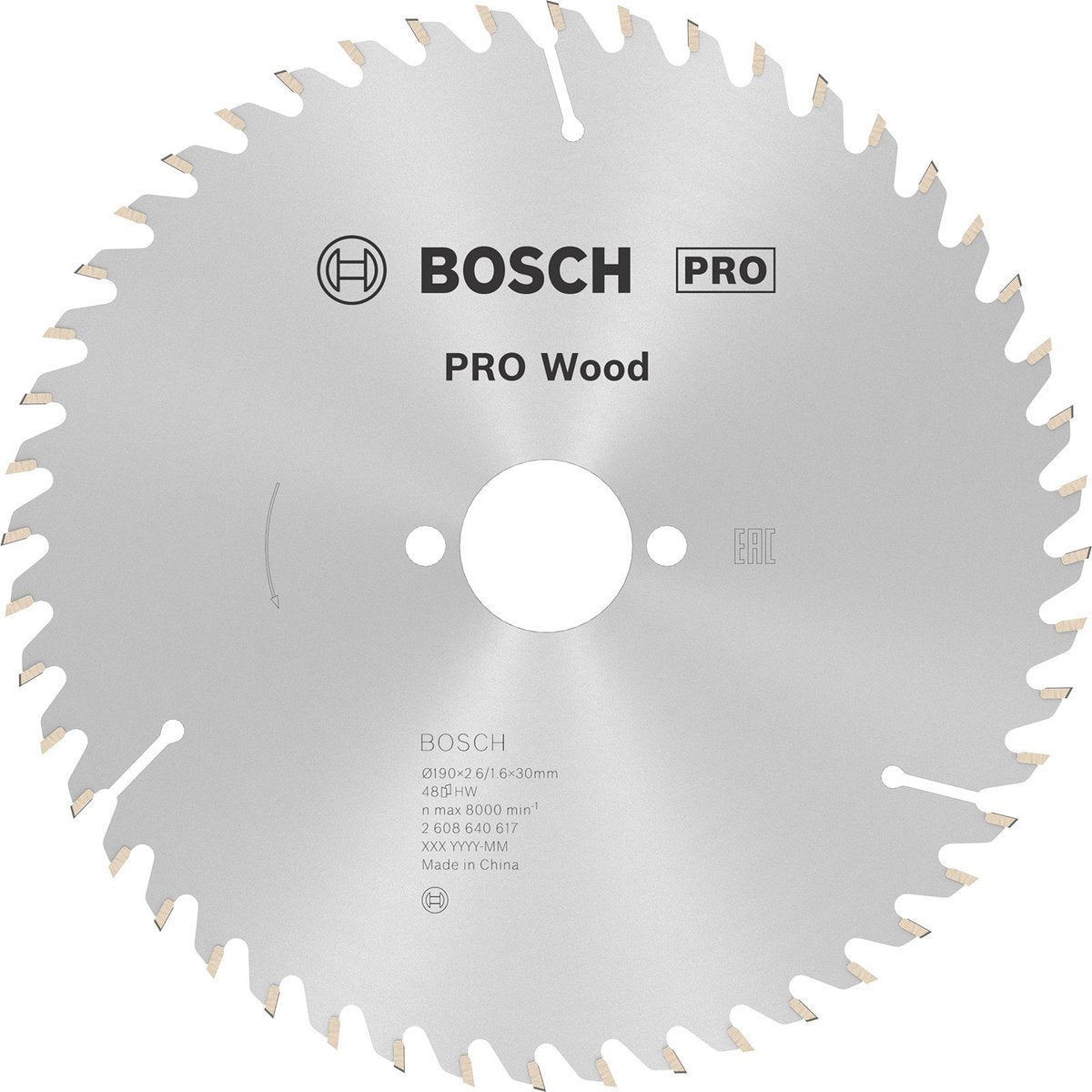 Bosch cirkzb opt 190x30x2,6 48t wz