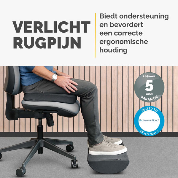 Fellowes voetensteun breyta 100119851 zwart