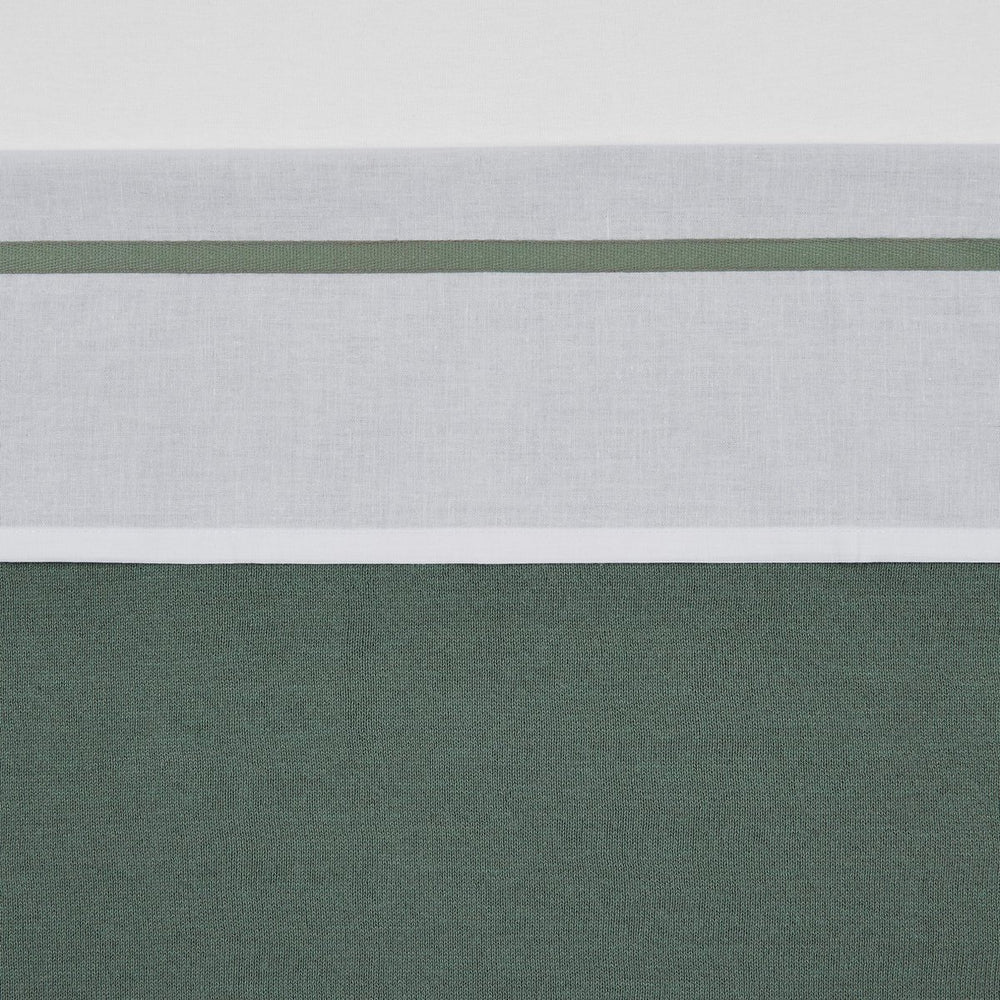 Meyco baby bies ledikant laken - forest green - 100x150cm - 0.3 tog