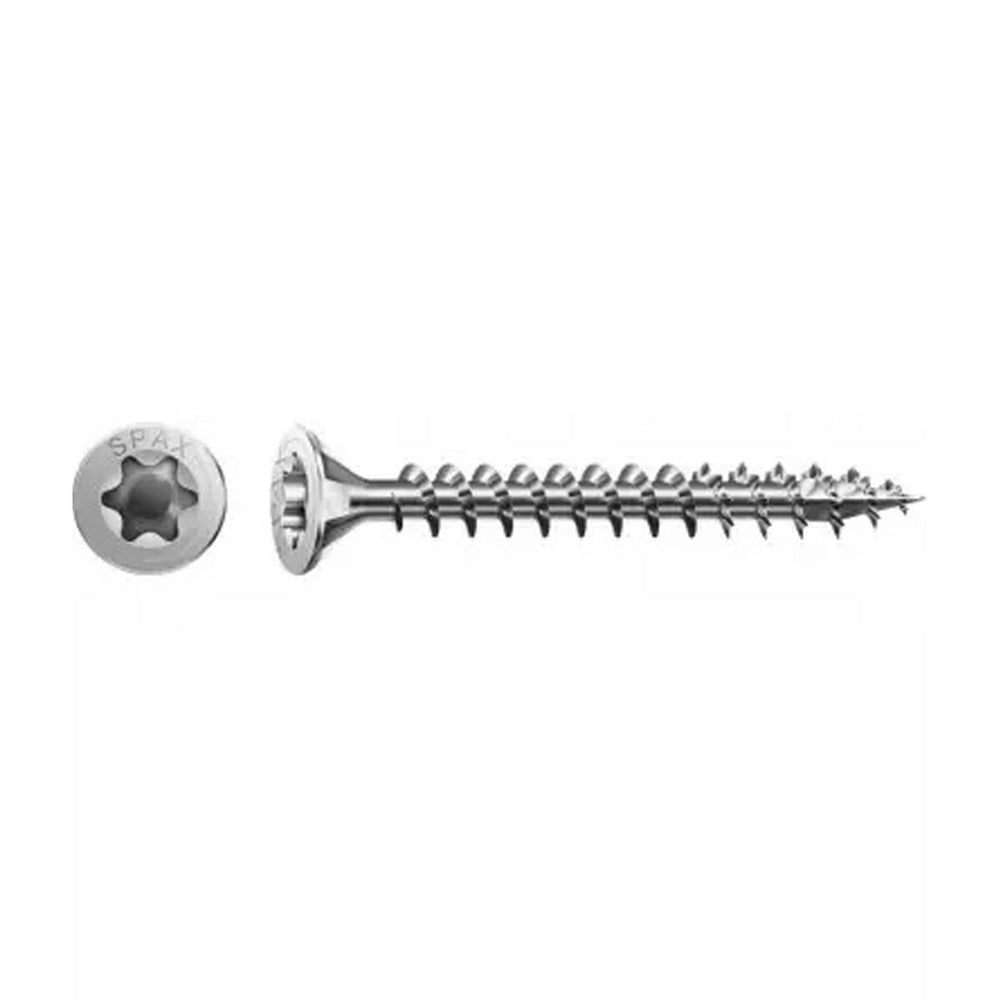 Spax torx houtschroef platte kop - 3.0x16mm - t10 - 25 stuks