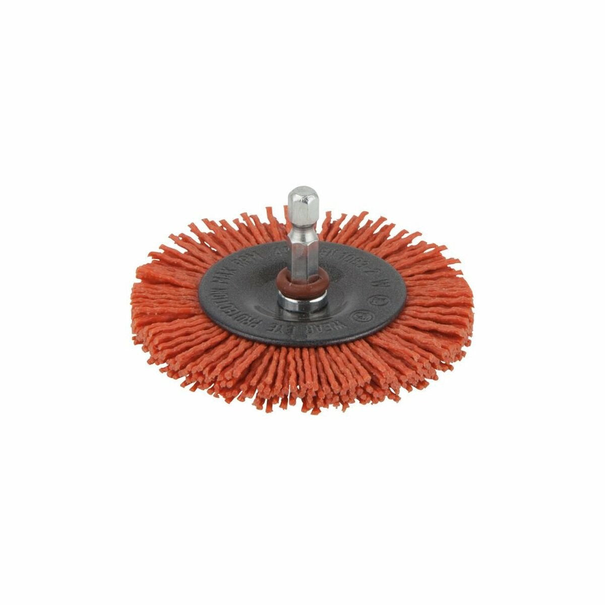 Wolfcraft - nylondraad schijfborstel voor boormachine - 75mm - 1500000