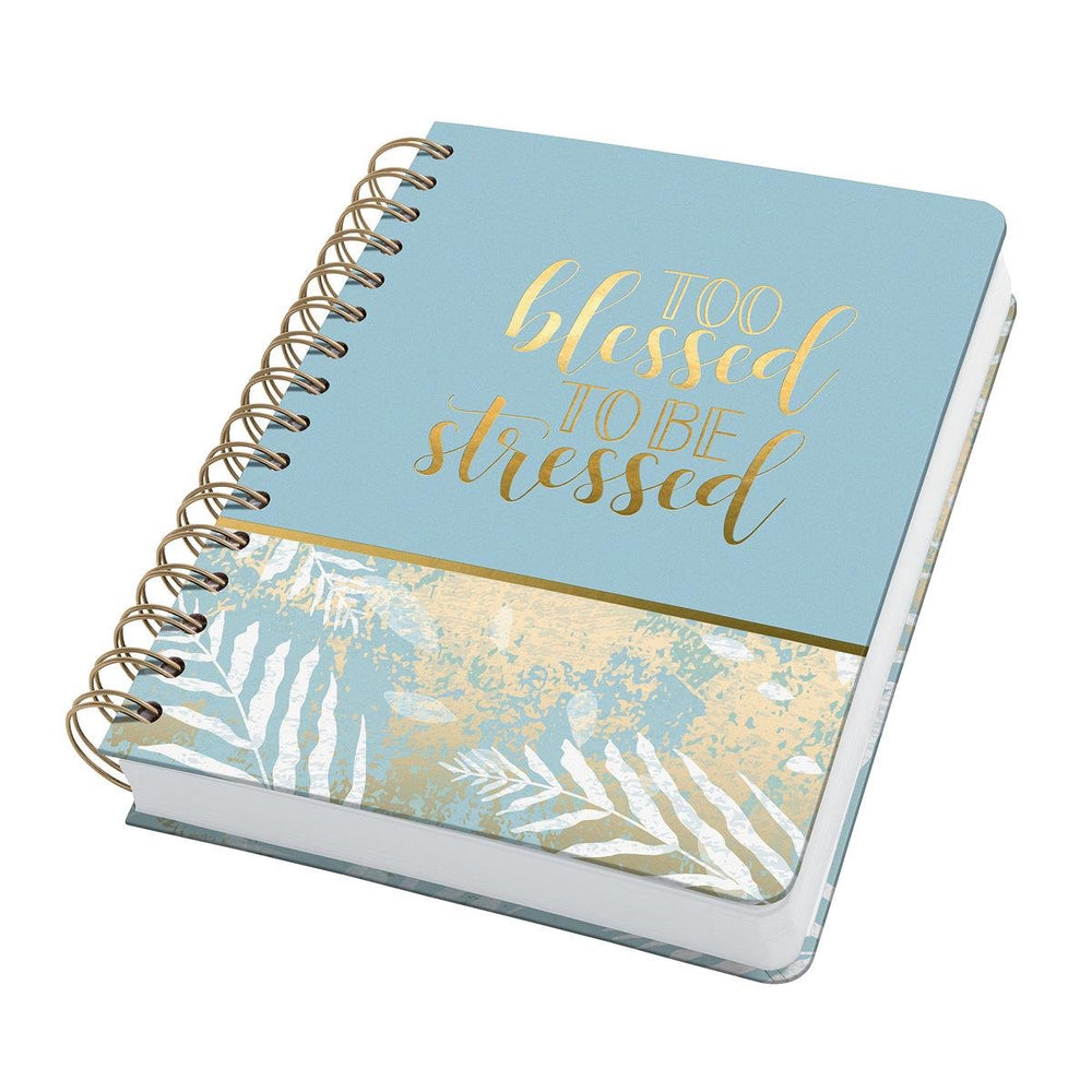 Sigel spiraal notitieboek - jolie - hardcover - a5 - 240 pagina's - dots - 120 grams papier - heavenly leaves - si-jn615