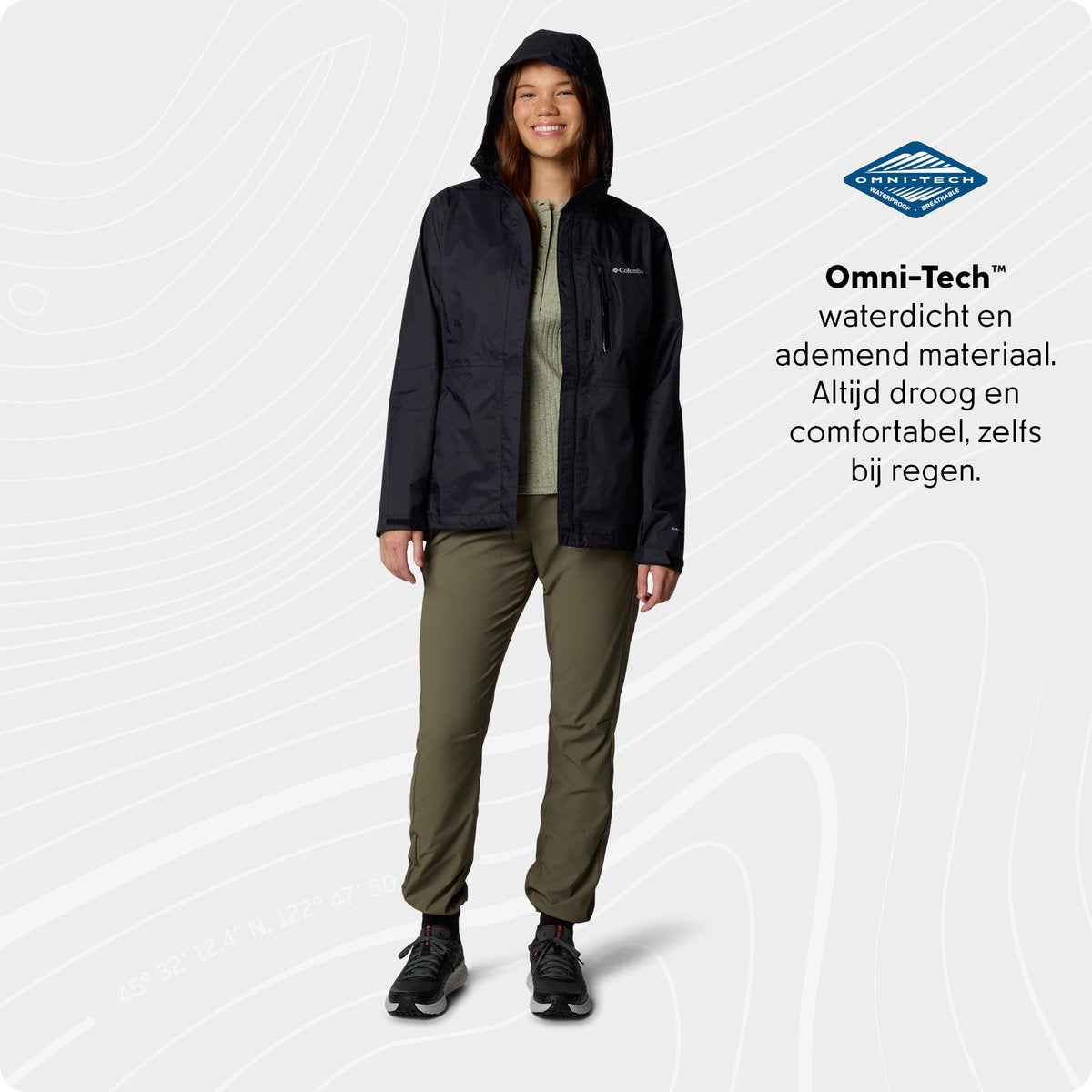 Columbia pouring adventure™ iii jacket women's jas - black - maat s