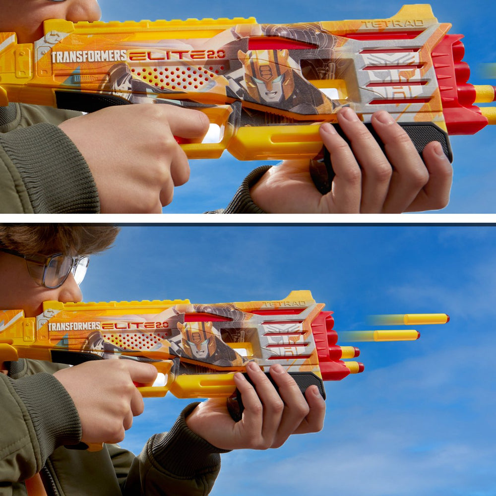 Nerf transformers bumblebee dart blaster