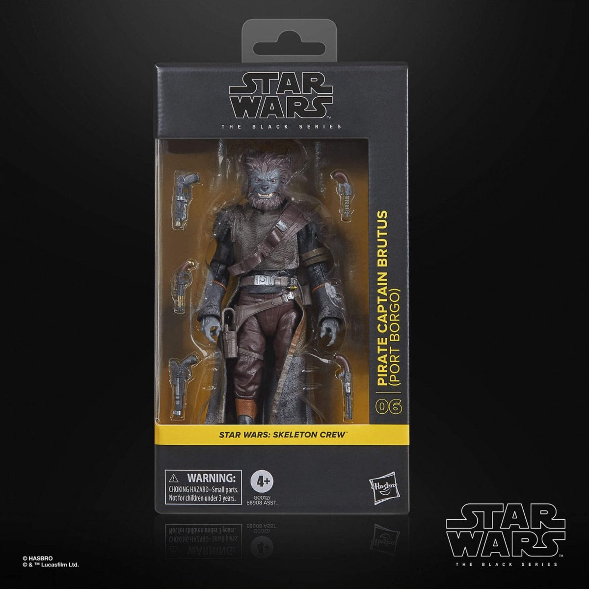 Hasbro skeleton crew - pirate captain brutus - figure legends series 15cm - star wars