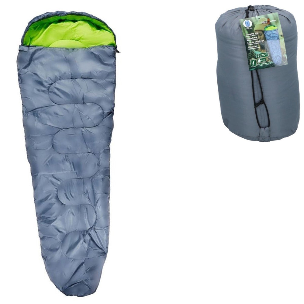 Camp active 210 x 80 cm mummie slaapzak - grey