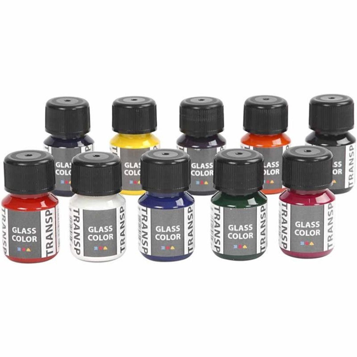 Creativ company https: www.cchobby.nl glass-color-transparent-diverse-kleuren-300-ml-10x30-ml-1-doos