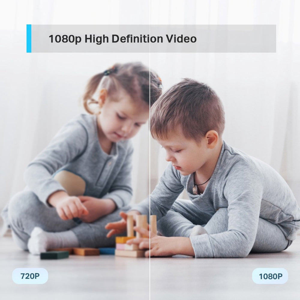 Tp-link tapo c200 beveiligingscamera binnen 2 pak - 1080p- full hd- pan tilt - wifi camera