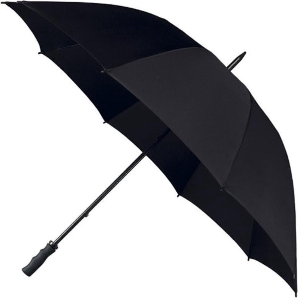 golfparaplu winddicht handopening 130 cm zwart