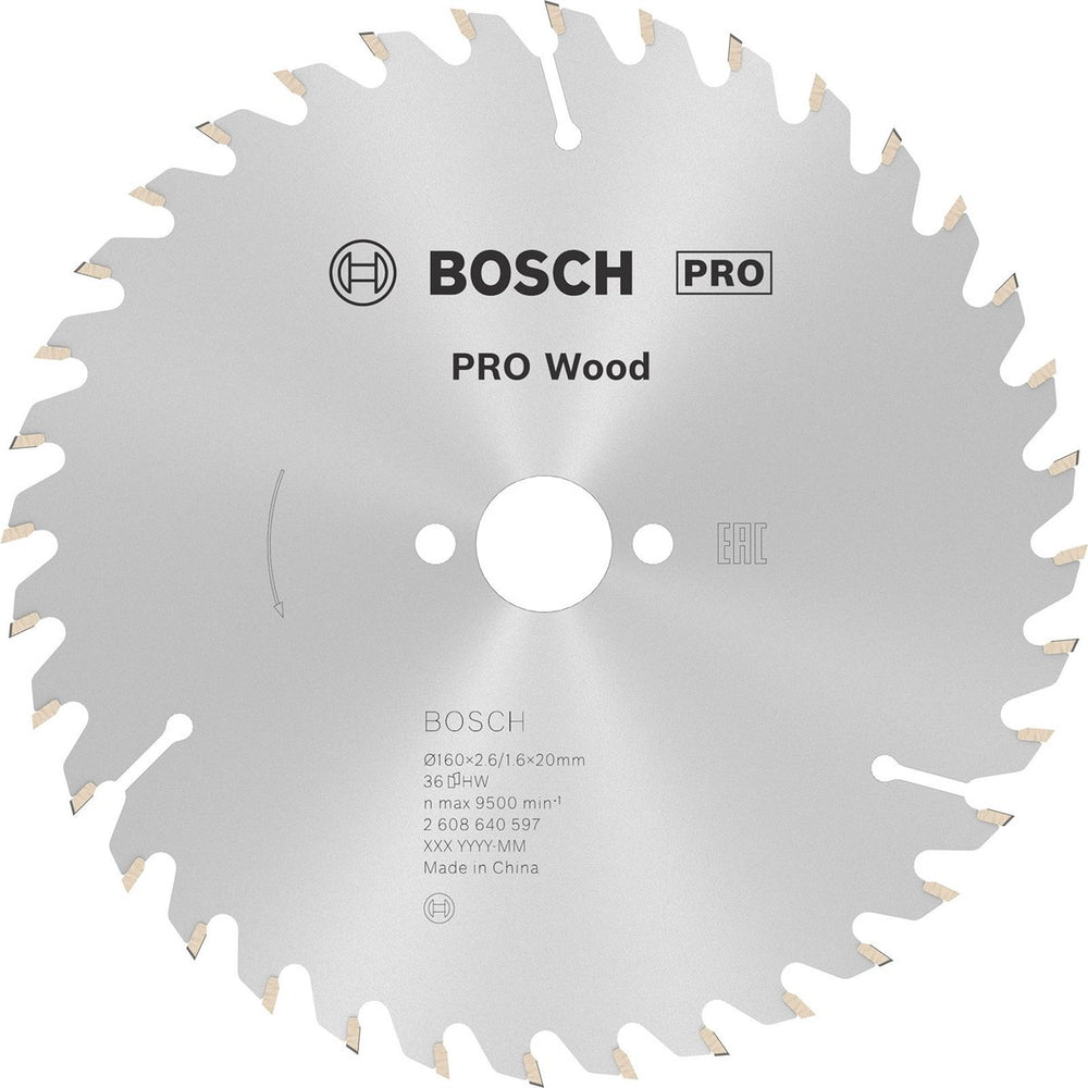 Bosch cirkzb opt 160x20 16x2,6 36t wz