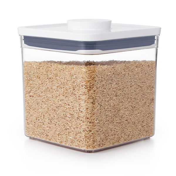Oxo good grips voorraadbus 'pop' 2.0 - groot vierkant - laag - 2,6 liter