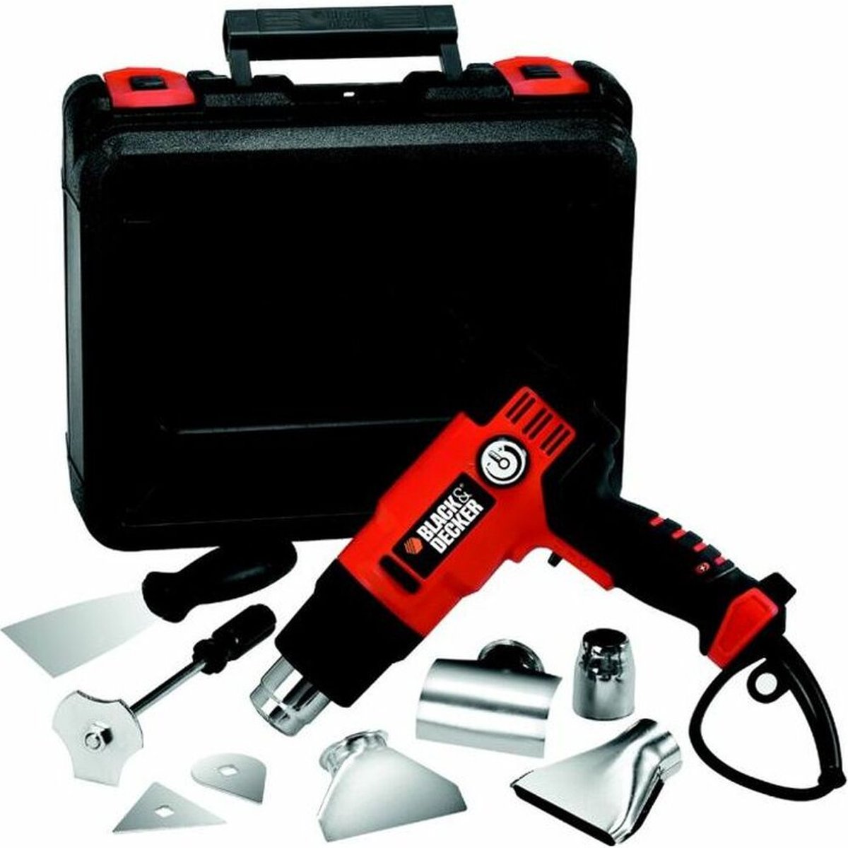 Black+decker kx2200k heteluchtpistool - 2000w - oranje zwart