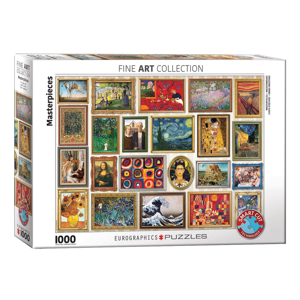 Eurographics - meesterwerken - 1000 stukjes 68×48cm (b×h) - legpuzzel