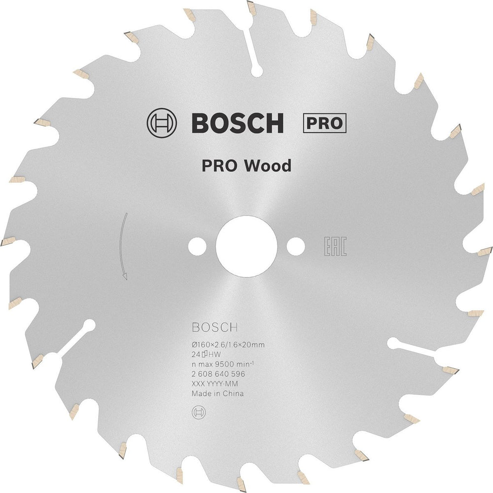 Bosch cirkzb opt 160x20 16x2,6 24t wz