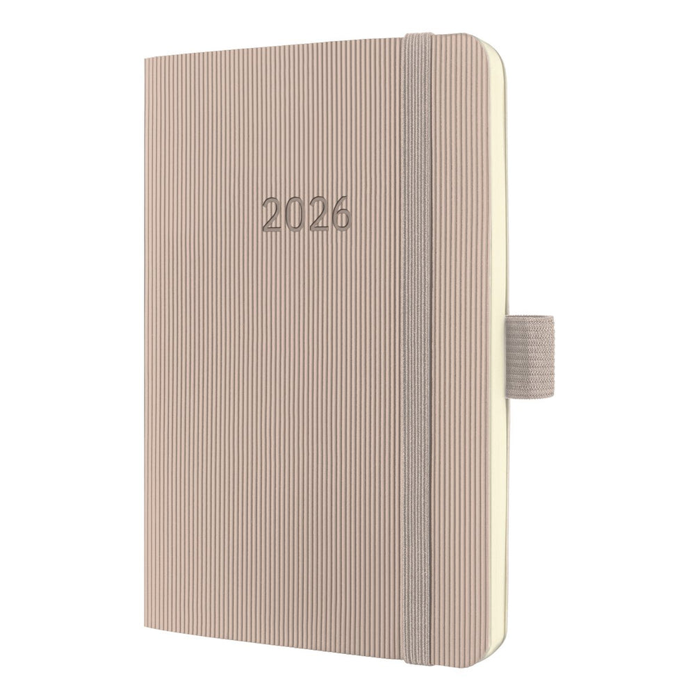 Sigel weekagenda 2026 conceptum - formaat a6 - taupe - softcover - si-c2631