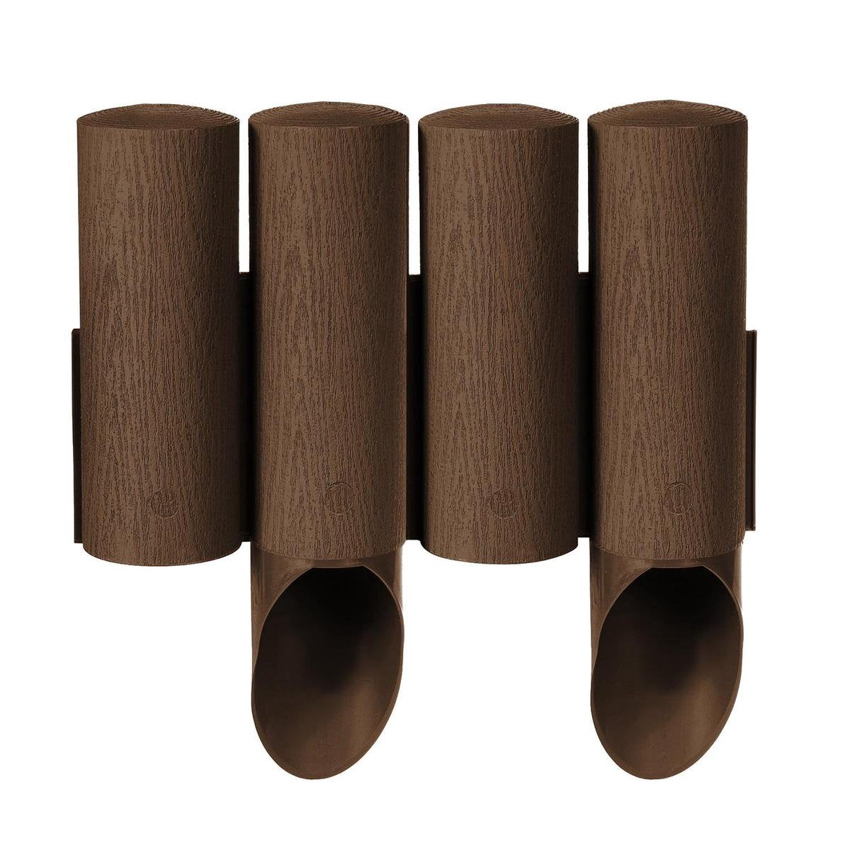 Cellfast garden lawn edge border palissade plastic met houten structuur