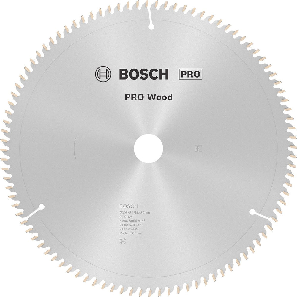 Bosch pro wood cirkelzaagblad, 305 x 2,5 x 30 mm