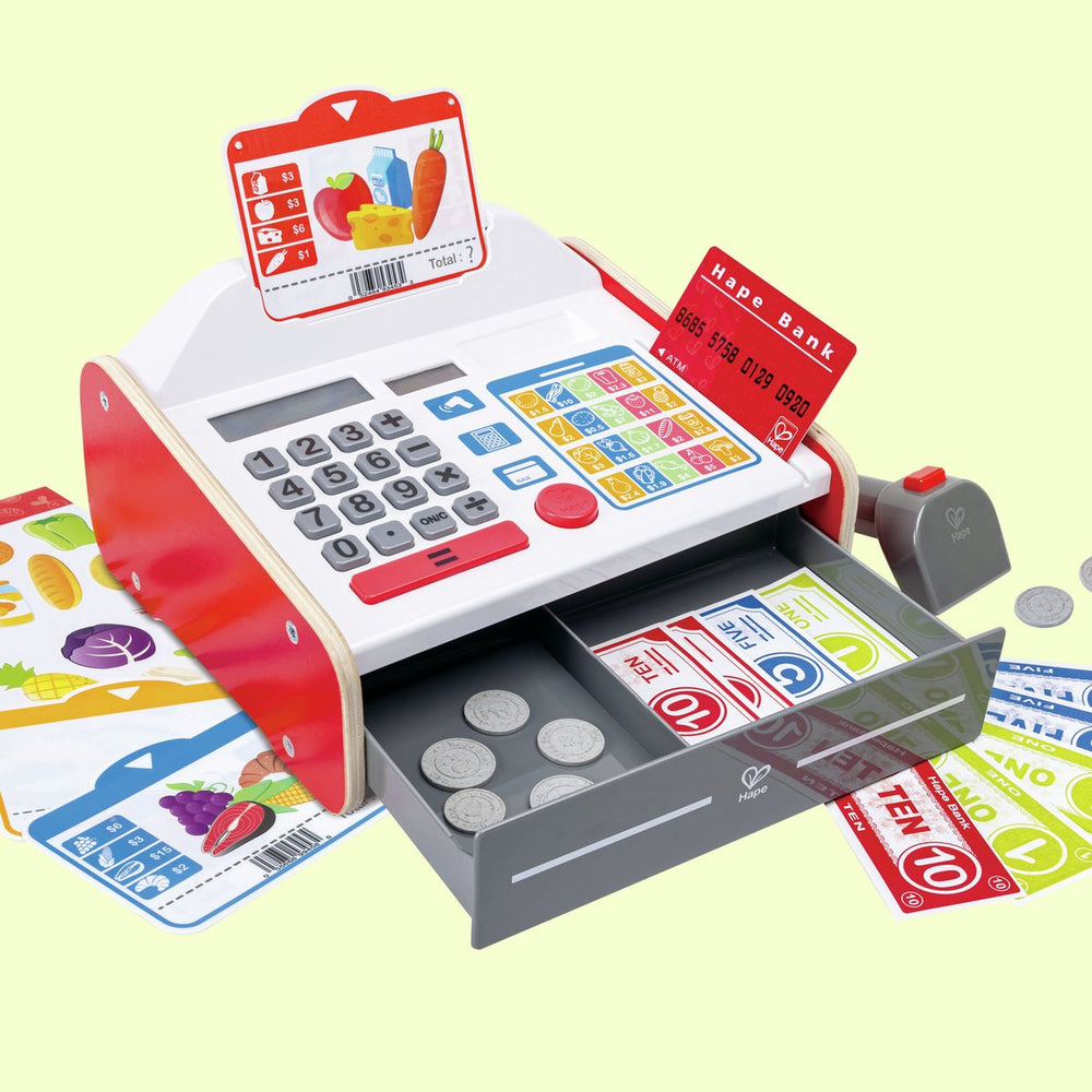 Hape interactieve kassa met licht en geluid