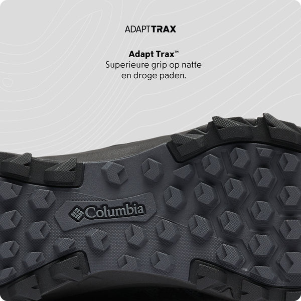 Columbia peakfreak ii outdry heren wandelschoenen - black, shark 41
