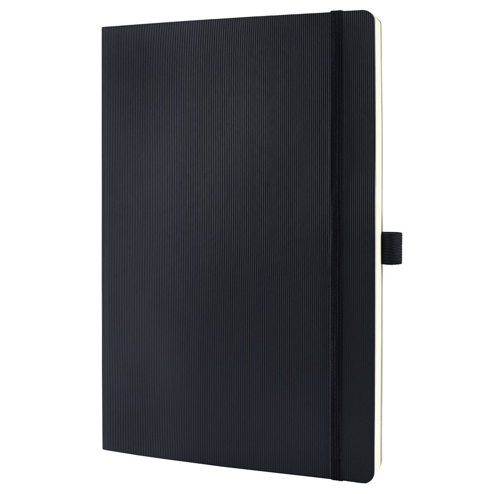 Sigel notitieboek conceptum - formaat a4 - zwart - blanco - softcover - si-co338