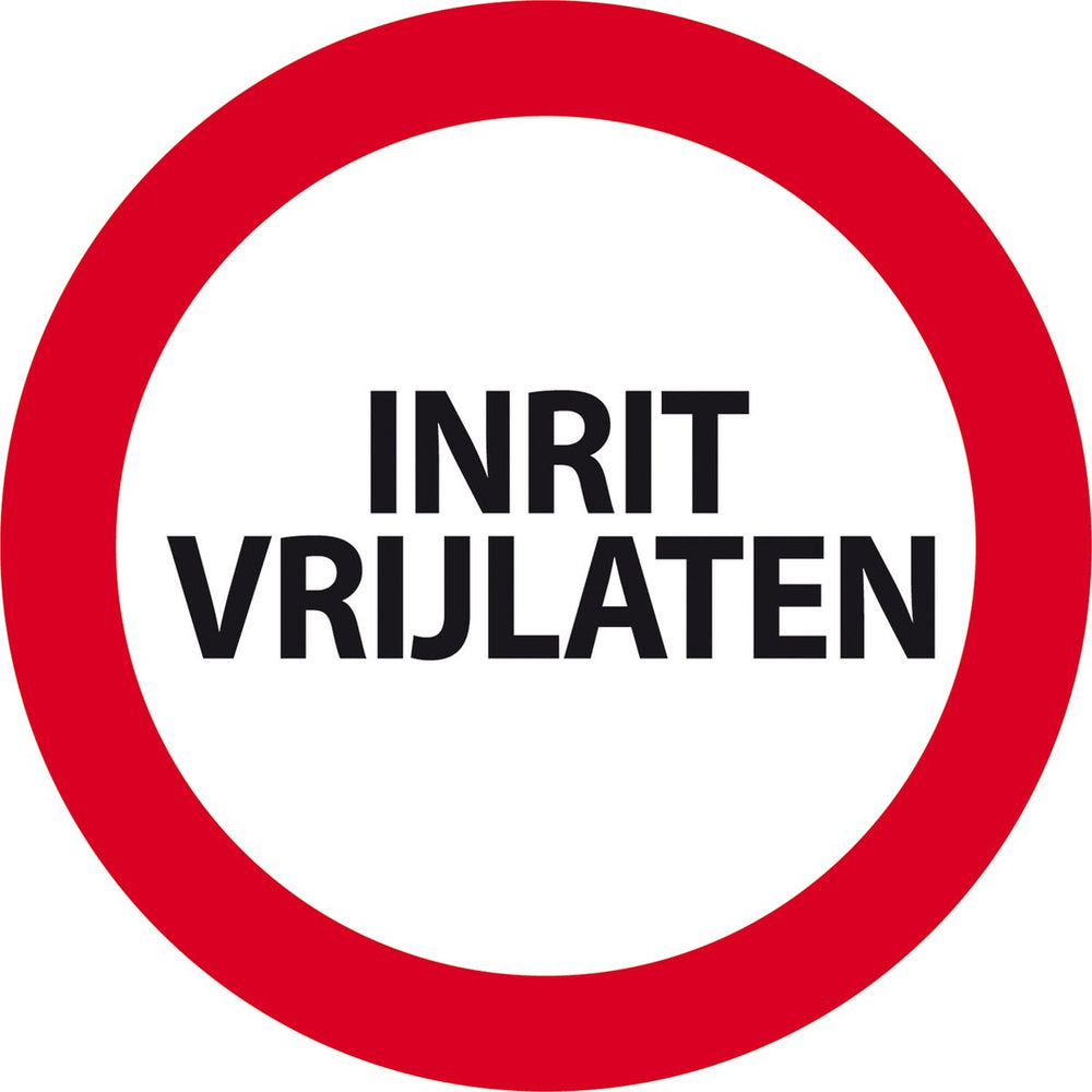 Carpoint bord inrit vrijlaten - ø 24cm - kunststof