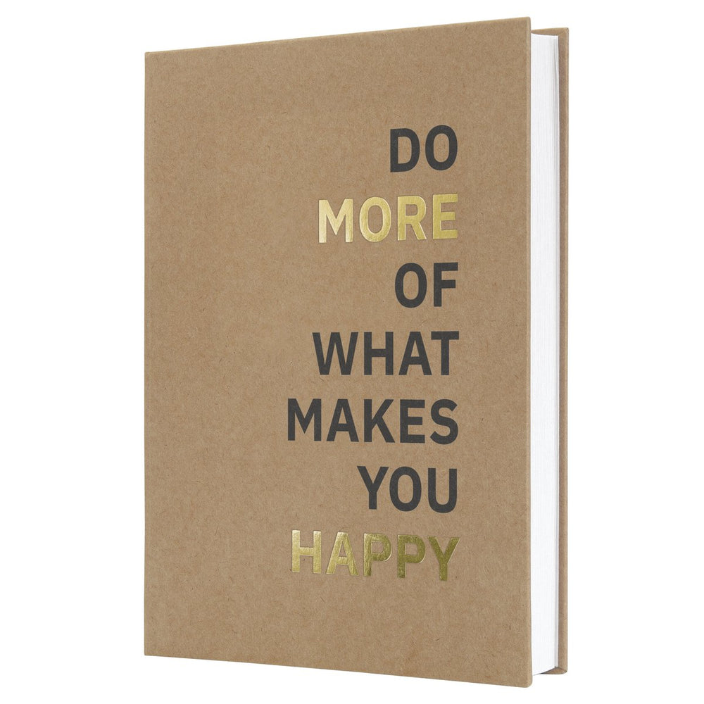 Sigel jolie notitieboek - a5 - kraft - pure happiness - met lijn - si-jn805