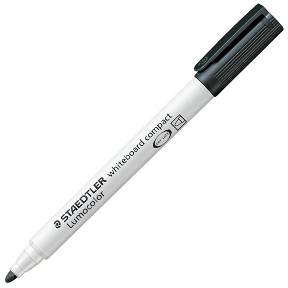 Staedtler whiteboardmarker lumocolor compact zwart 10 stuks