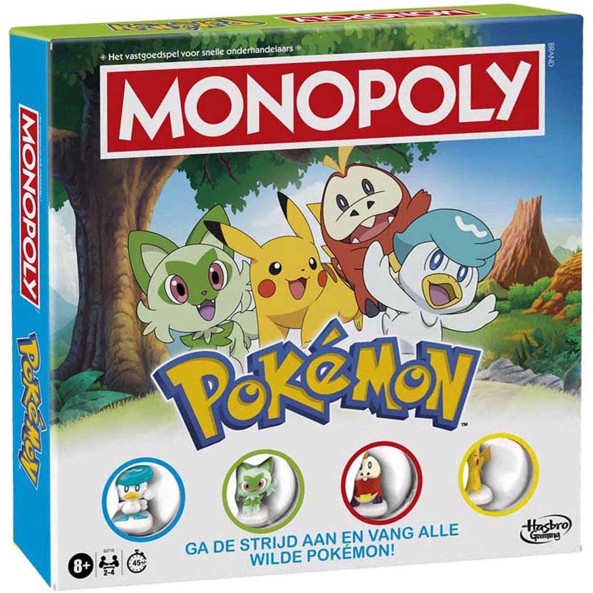 Monopoly pokémon editie - bordspel - gezelschapsspel