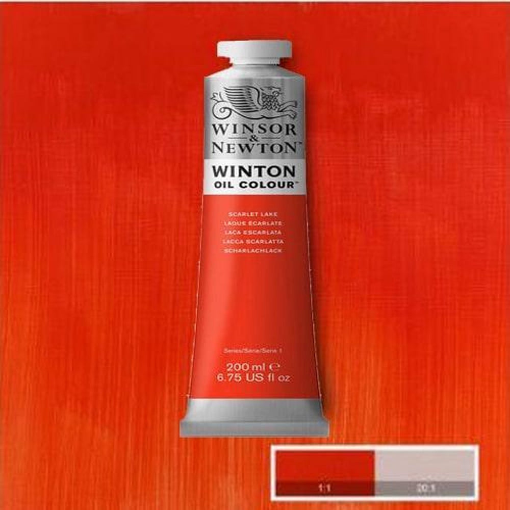 Winsor newton winton olieverf 200 ml - 107 cadmium scarlet hue